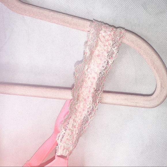 VICTORIA’S SECRET Coral Lace Strap Demi Buste Bra 36C - Picture 4 of 7